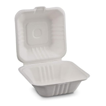 6" x 6" Clamshell Container | 400 Pcs/Case